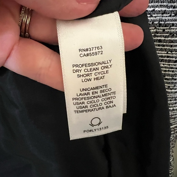 “Laundry” by Shelli Segal Beaded Neck Tweed Dress 0 beaded neckline short dress - Picture 7 of 9